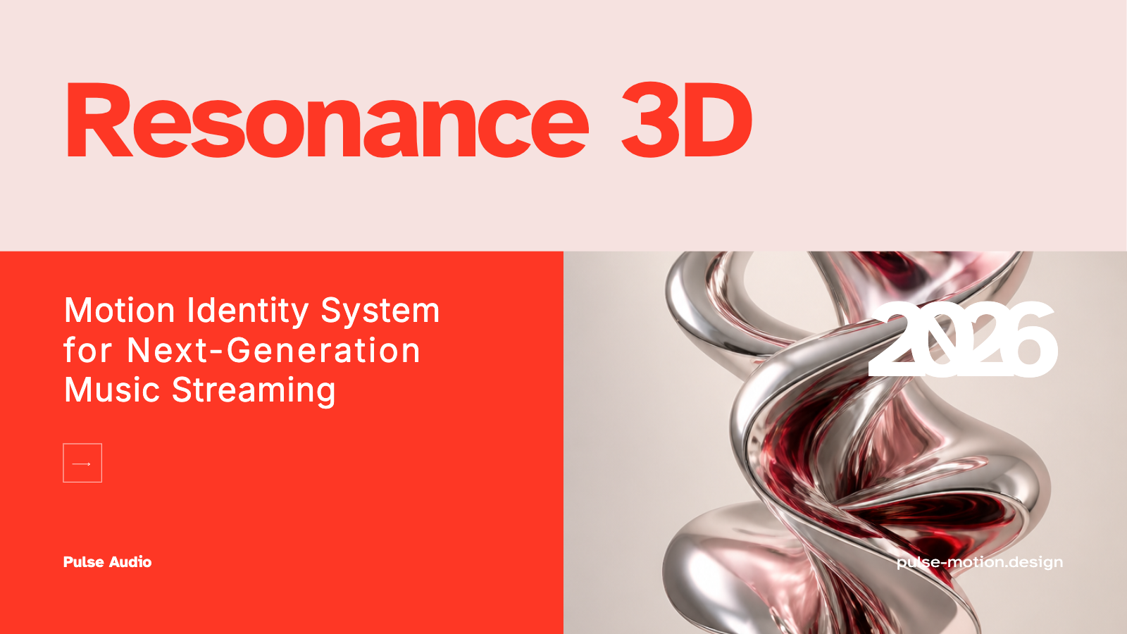 Resonance 3D · 모션 아이덴티티 slide 1