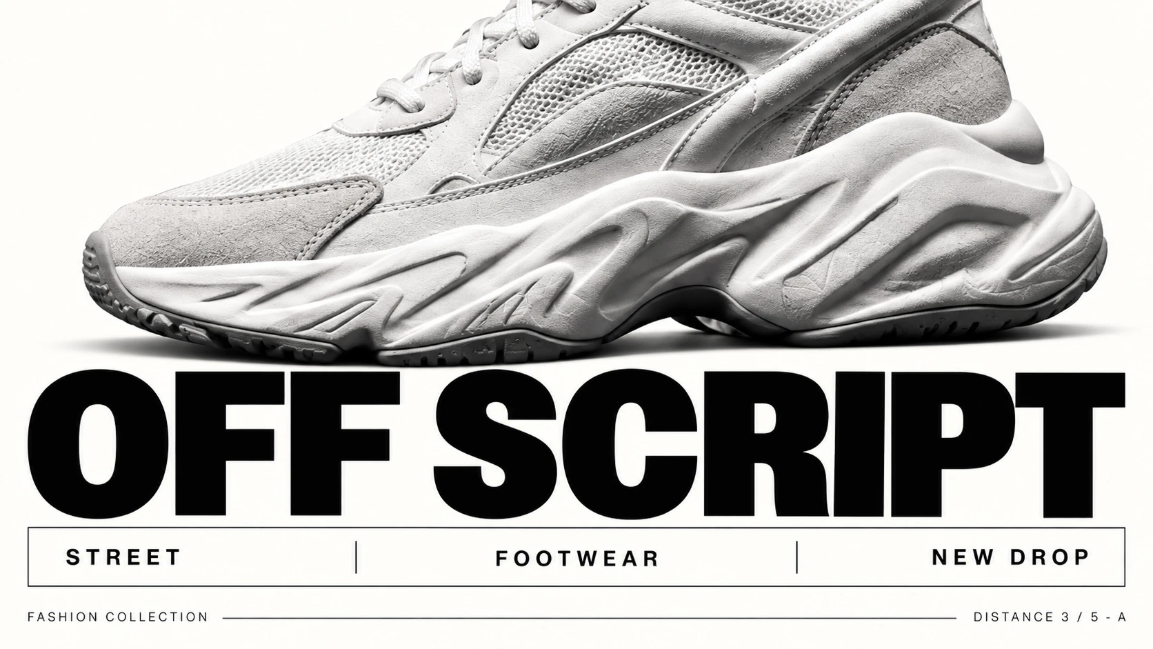 OFF SCRIPT footwear presentation — Look 05
